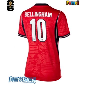Anglia Jude Bellingham #10 Echipament de Fotbal Replică Mondial 2026 Femei Deplasare